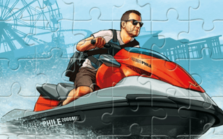 Jet Ski Puzzle game cover