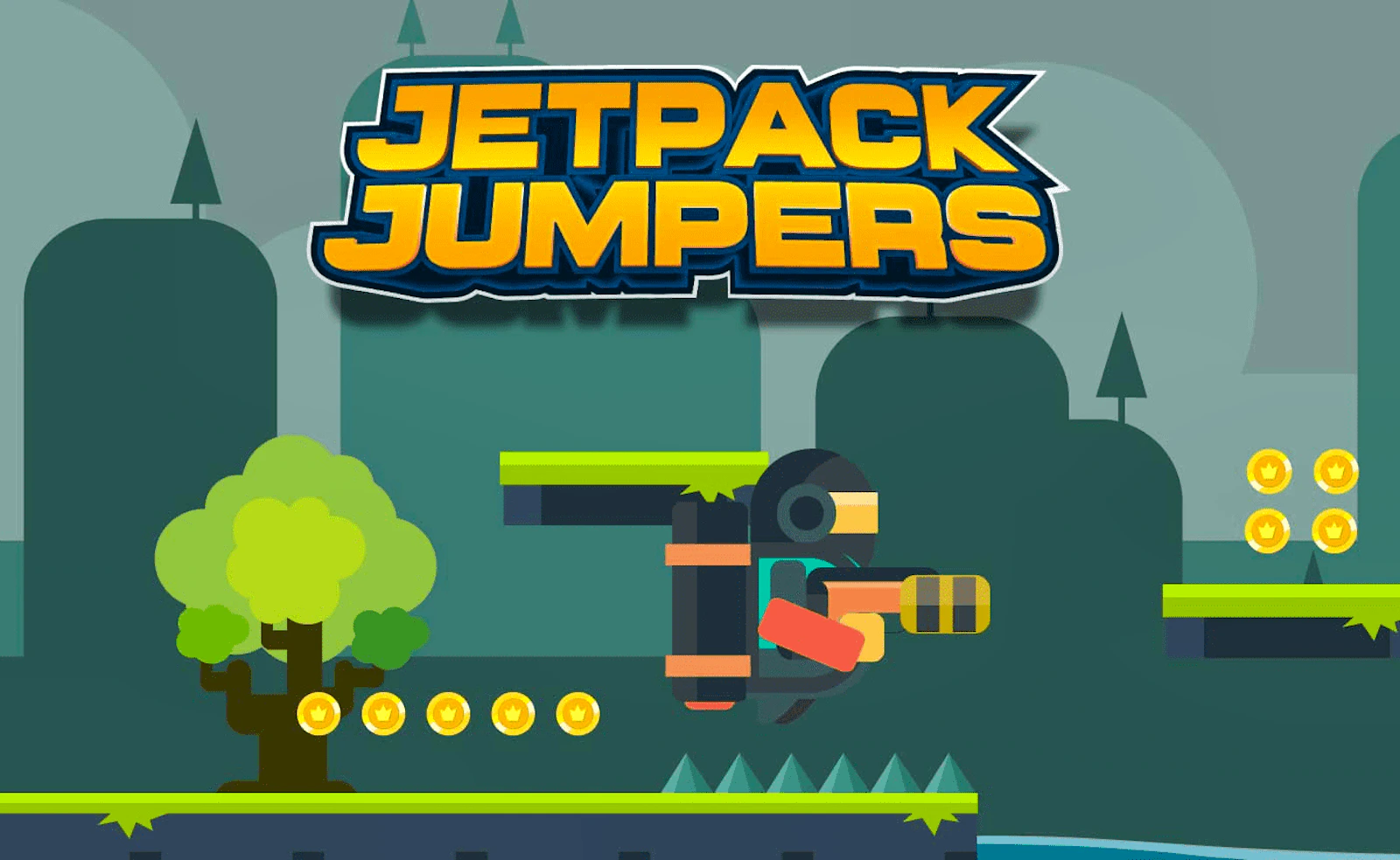 Jetpack Jumpers — free online action game on Glaze Games