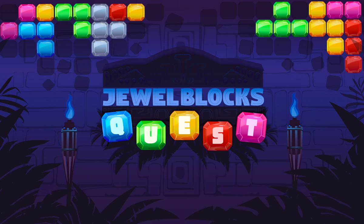Play Jewel Blocks Quest — free online Tetris game