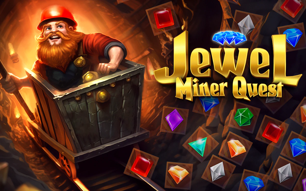 Play Jewel Miner Quest — free online Match 3 game