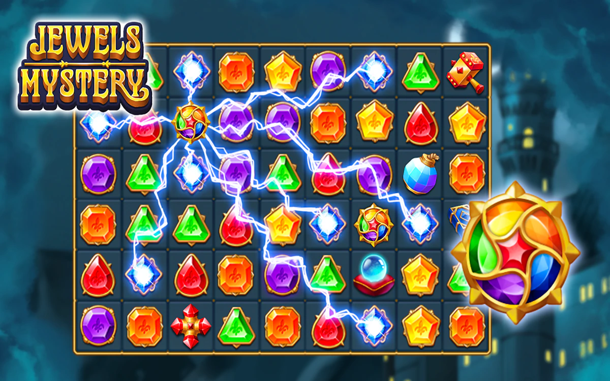 Play Jewels Mystery - Match 3 Puzzle — free online Match 3 game