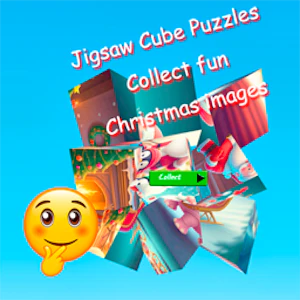 Jigsaw Cube Puzzles Collect Fun Christmas Images Thumbnail