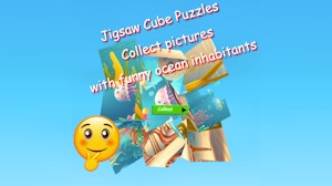 Image for Jigsaw Cube Puzzles Collect Pictures of Funny Ocean Inhabitants