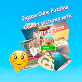 Jigsaw Cube Puzzles Collect Pictures with Cute Kittens