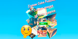 Jigsaw Cube Puzzles Collect Pictures with Cute Puppies thumbnail