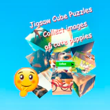 Jigsaw Cube Puzzles Collect Pictures with Cute Puppies