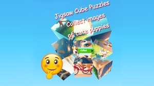 Image for Jigsaw Cube Puzzles Collect Pictures with Cute Puppies