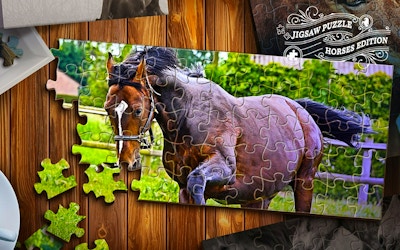Jigsaw Puzzle Horses Edition Zagraj teraz na GamePix