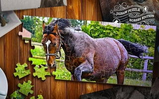 Jigsaw Puzzle Horses Edition