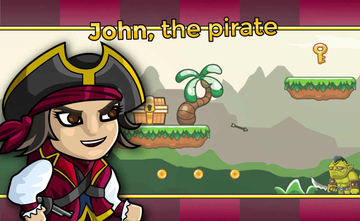Play John the Pirate — free online Adventure game