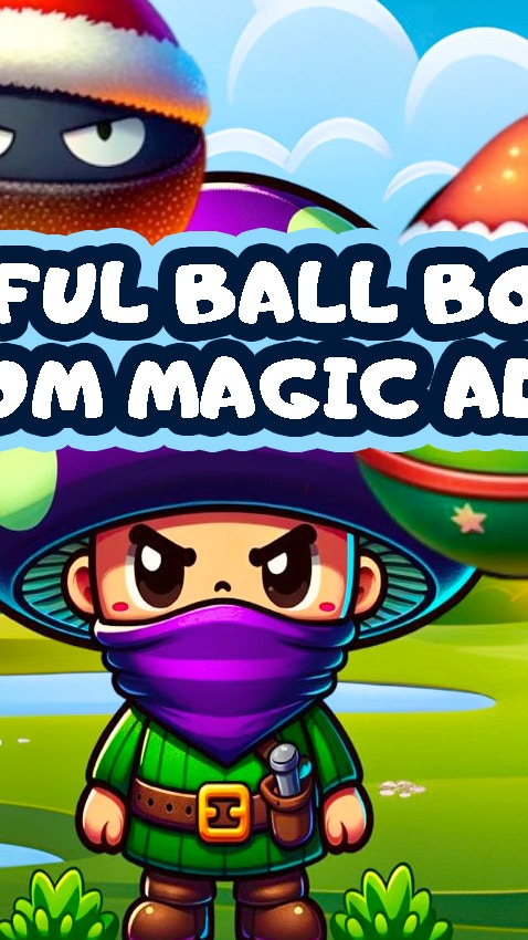 Joyful Ball Bounce Mushroom Magic Adventure