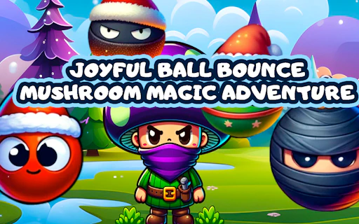 Joyful Ball Bounce Mushroom Magic Adventure