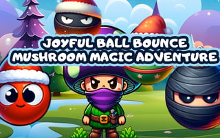 Joyful Ball Bounce Mushroom Magic Adventure game cover