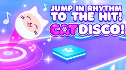 Jump in Rhythm to the Hit! Cat Disco!