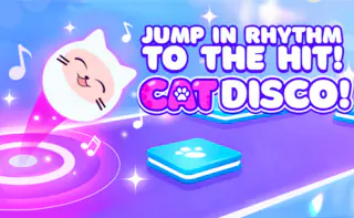 Jump in Rhythm to the Hit! Cat Disco! — free online casual game
