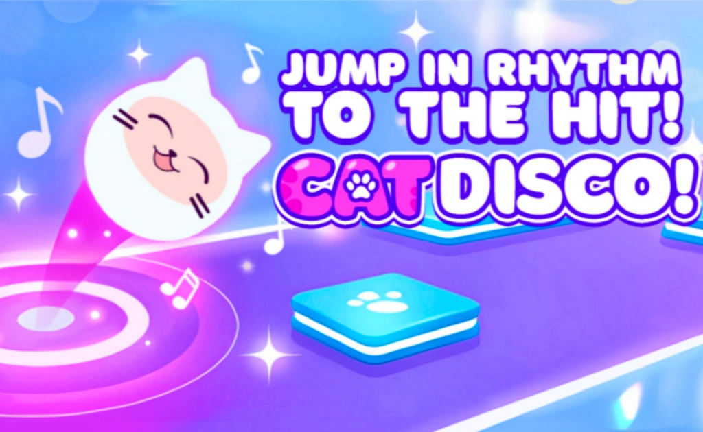 Jump in Rhythm to the Hit! Cat Disco!