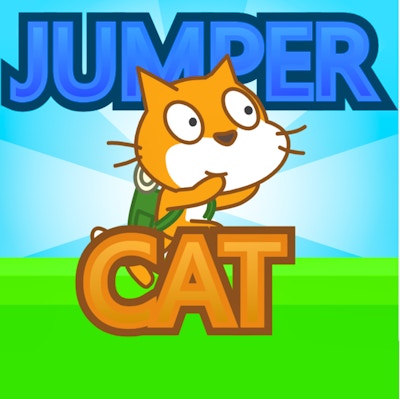 Jumper Cat - Infinite Jump By Gamepix