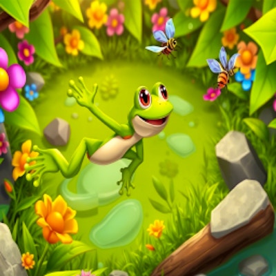 Jumping Frog Adventure By Gamepix