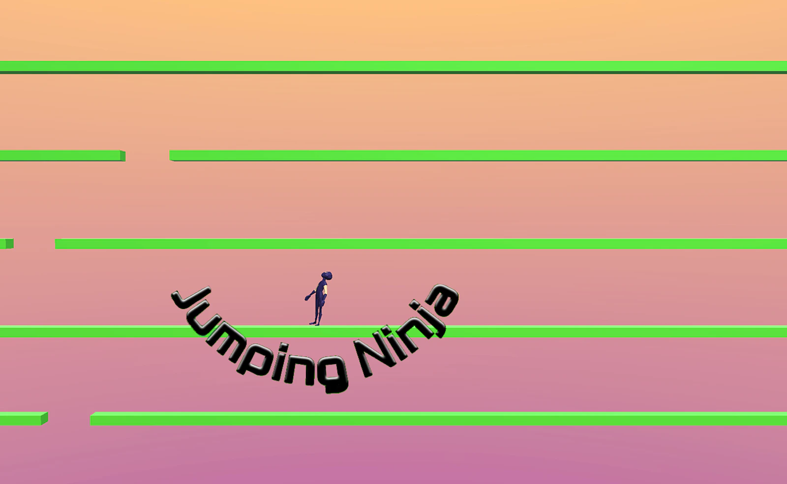 Jumping Ninja — free online arcade game on Glaze Games