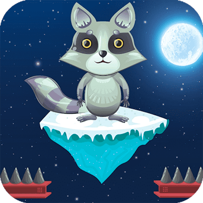 Jumping Raccoon By Gamepix