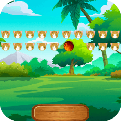 Jungle Bricks Breaker By Gamepix