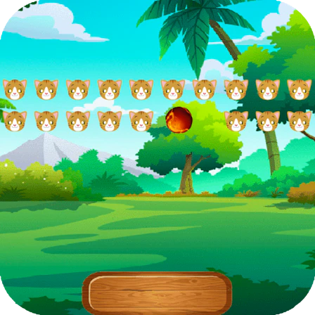 Jungle Bricks Breaker game thumbnail