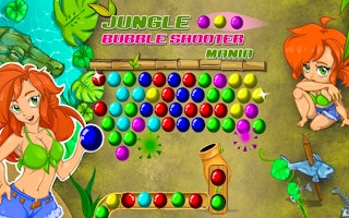 Jungle Bubble Shooter Mania game cover