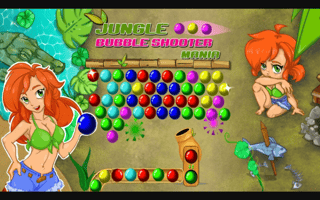 Jungle Bubble Shooter Mania game cover