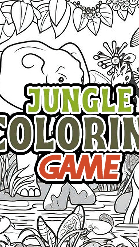 Jungle Coloring Game