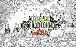 Jungle Coloring Game
