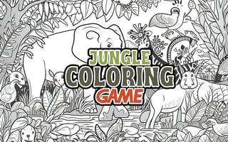 Juega gratis a Jungle Coloring Game