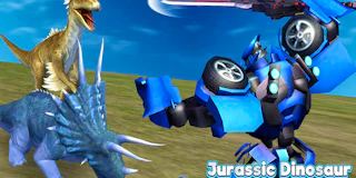 Jurassic Dinosaur Mech Battle thumbnail