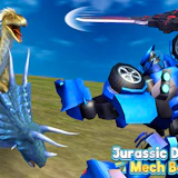 Jurassic Dinosaur Mech Battle
