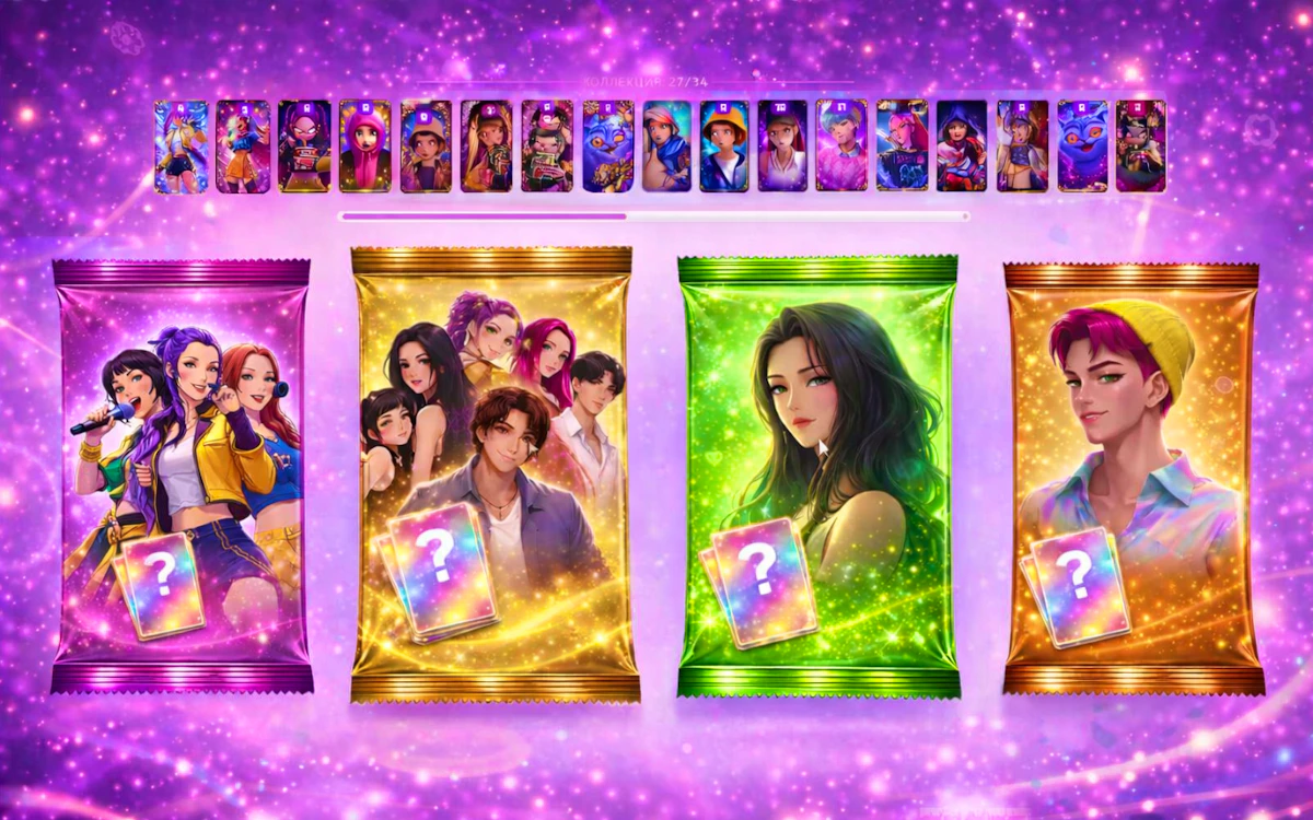 Play K-Pop Card Collection — free online Games For Girls game