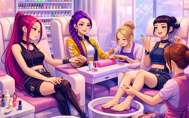 استوديو أظافر صيادي الشياطين الكيبوب