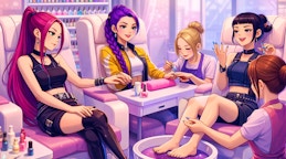 K-Pop Demon Hunters Nail Studio