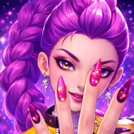 K-Pop Demon Hunters Nail Studio game thumbnail
