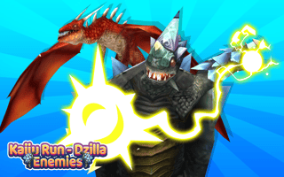 Kaiju Run Dzilla Enemies game cover