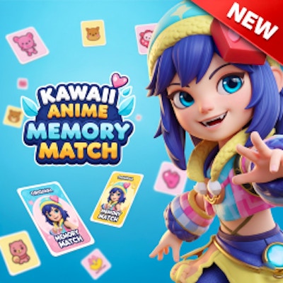 Kawaii Anime Memory Match By Gamepix