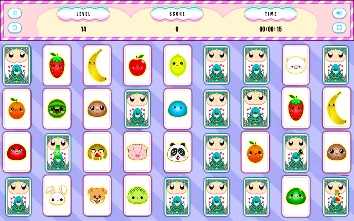 Play Kawaii Memory — free online Memory game