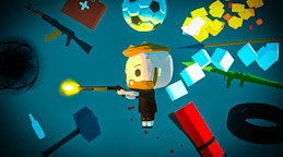 Kick the ball and shoot