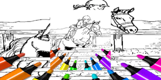 Kid Jumping Coloring thumbnail