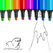 Kid Jumping Coloring banner