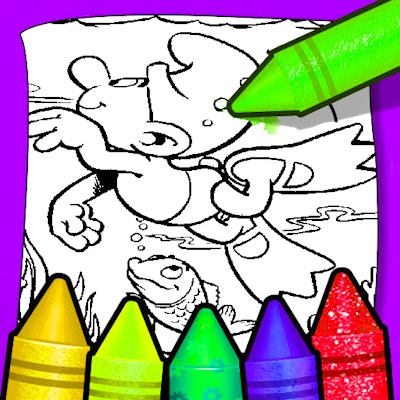 Kid Mermaids Coloring By Gamepix