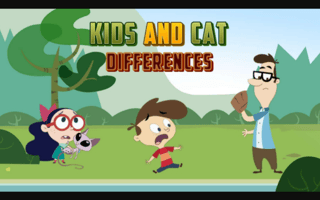 Kids And Cat Differences game cover