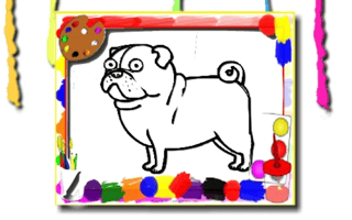 Kids Coloring Time Game game cover