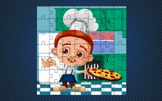 Kids Cooking Chefs Jigsaw