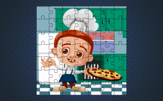 Kids Cooking Chefs Jigsaw game cover