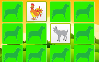 Kids Learning Memory Game: Farm Animals game cover
