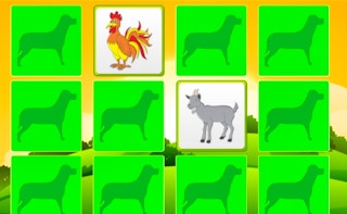 Kids Learning Memory Game: Farm Animals game cover